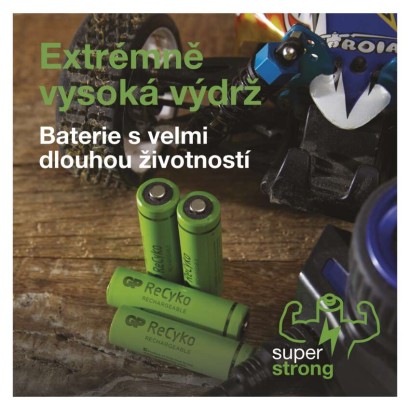 Nabíjecí baterie GP ReCyko 3000 C (HR14), 2 ks