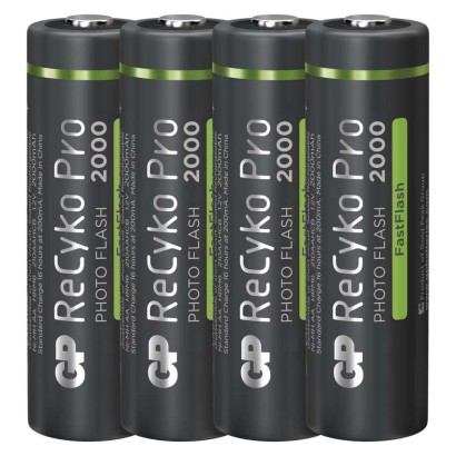 GP ReCyko Pro Photo Flash NiMH Akkumulátor HR6 (AA) 2000mAh 4db