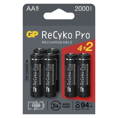 Polnilna baterija GP ReCyko Pro Professional HR6 (AA)
