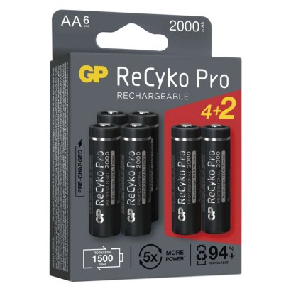 Polnilna baterija GP ReCyko Pro Professional HR6 (AA)