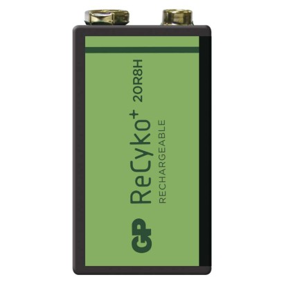 GP recyko+ akkumulátor 6f22 (9v) 200mah 1bl