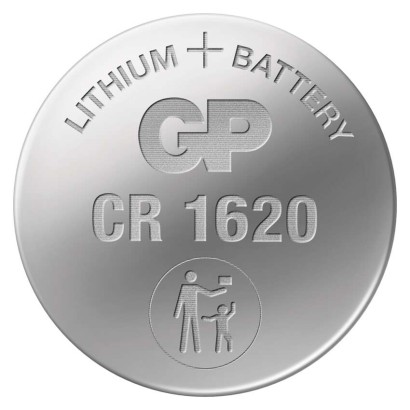 Lítiová gombíková batéria GP Ultra plus CR1620, 1 ks