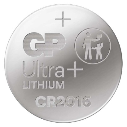 Lithiová knoflíková baterie GP Ultra plus CR2016, 4 ks