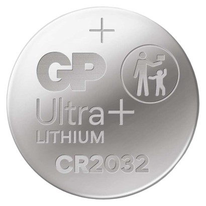 Lithiová knoflíková baterie GP Ultra plus CR2032, 2 ks