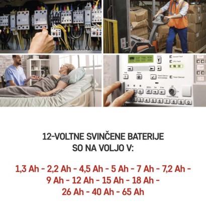 Svinčeni akumulator SLA 12V 1,3AH