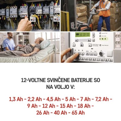 Svinčeni akumulator SLA 12V 7,2AH