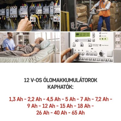 EMOS Ólomakkumulátor 12V 9Ah