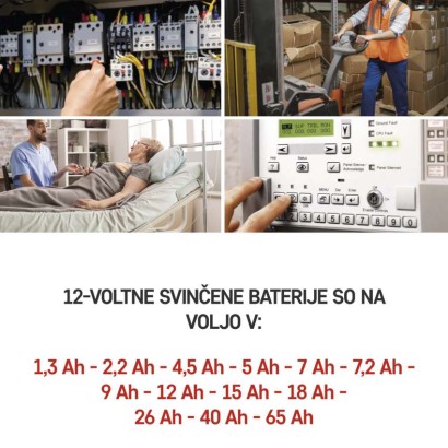 Svinčeni akumulator SLA 12V 7AH