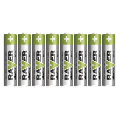 Bateria alkaliczna Raver Ultra Alkaline AAA (LR03) folia 8 szt.
