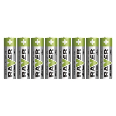 Alkaline Batterien RAVER LR6 (AA), 8 Stk.