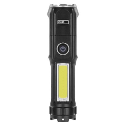 LED-es újratölthető műanyag zseblámpa P3214, 150 lm