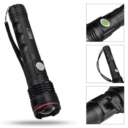 LED nabíjacie kovové svietidlo, 600 lm