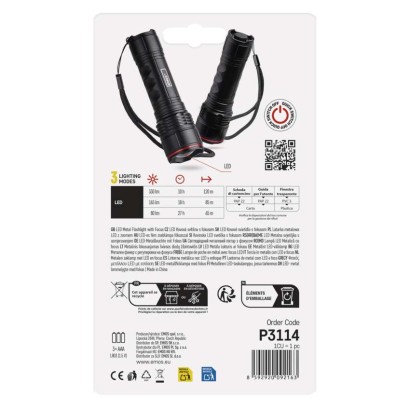 EMOS LED zseblámpa 330lm 3×AAA fókuszálható