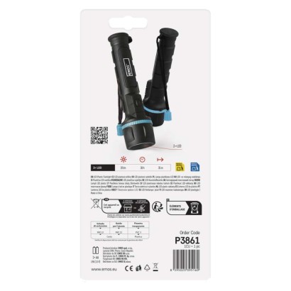 EMOS LED zseblámpa 20lm 2xAA