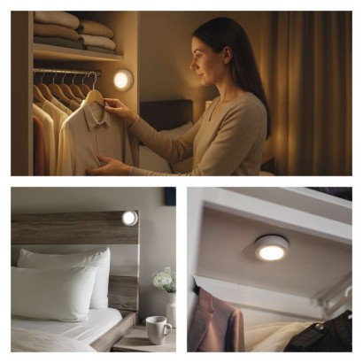 Nočna lučka 4 LED 3× AAA, 10 kos, box