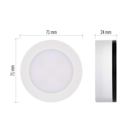 Nočna lučka 4 LED 3× AAA, 2 kos