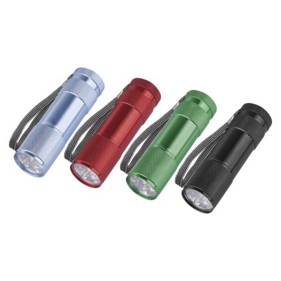 LED ruční kovová svítilna P3848A, 50 lm, 3x AAA, 24 ks, box