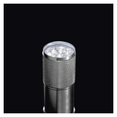 LED ruční kovová svítilna P3848A, 50 lm, 3x AAA, 24 ks, box