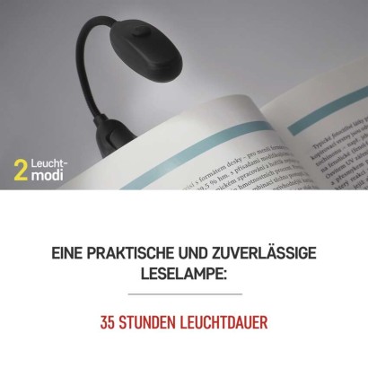 LED Leselampe, 10 lm, 1× AAA