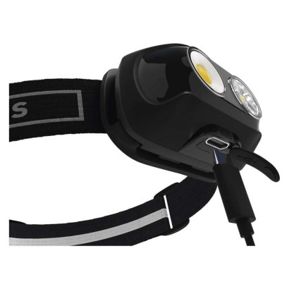 COB LED nabíjacia čelovka P3542, 500lm, 130m, Li-pol 1200mAh