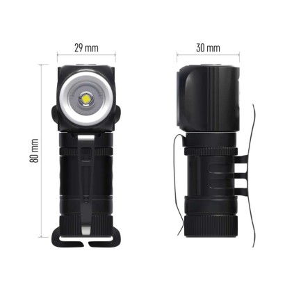 LED aufladbare Stirnlampe P3544, 500 lm, Li-Ion 800 mAh