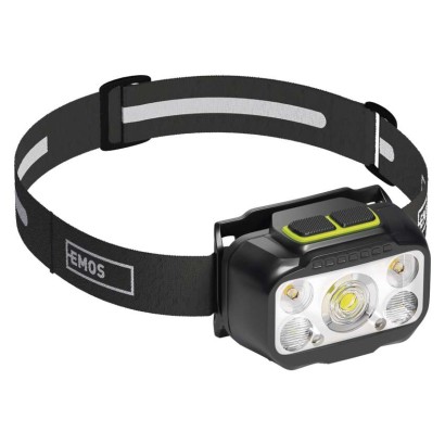 LED nabíjecí čelovka P3546, 550 lm, 110 m, Li-Pol 1000 mAh / 3× AAA