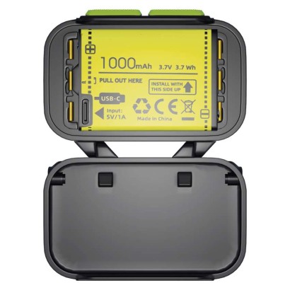 LED nabíjecí čelovka P3546, 550 lm, 110 m, Li-Pol 1000 mAh / 3× AAA