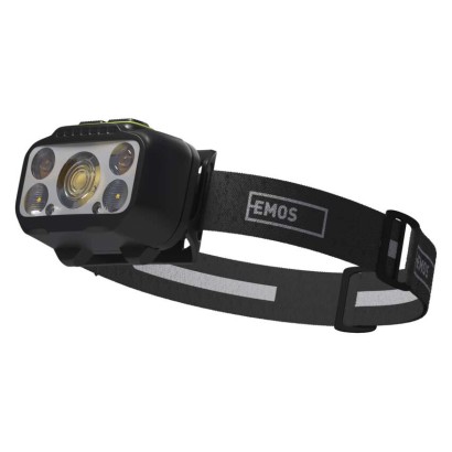LED nabíjecí čelovka P3546, 550 lm, 110 m, Li-Pol 1000 mAh / 3× AAA