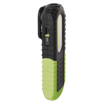 COB LED + LED įkraunamas darbo žibintas P4531, 400 lm, 2000 mAh