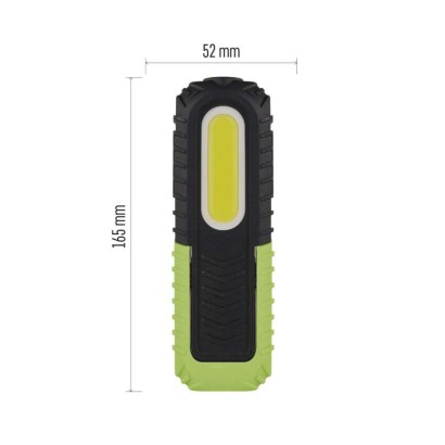 COB LED + LED įkraunamas darbo žibintas P4531, 400 lm, 2000 mAh