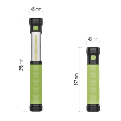 COB LED polnilna svetilka P4541, 450 lm, 2000 mAh