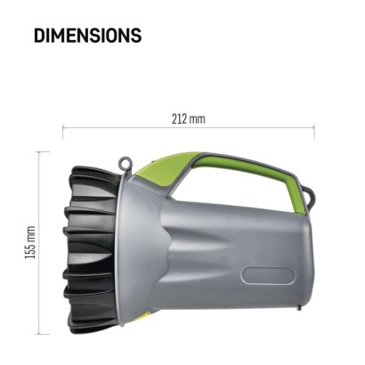 Latarka ładowalna LED, 750 lm 4000 mAh