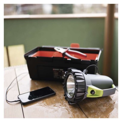 Latarka ładowalna LED, 750 lm 4000 mAh