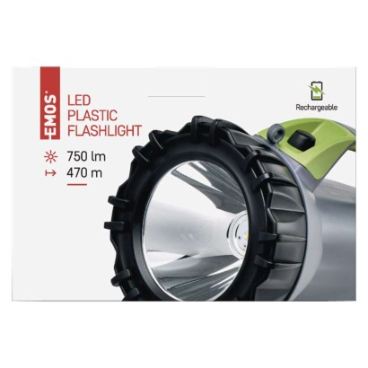 Latarka ładowalna LED, 750 lm 4000 mAh