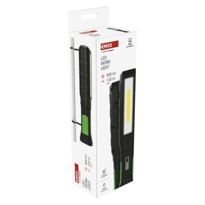 COB LED+LED újratölthető zseblámpa P4544, 800 lm, 2000 mAh