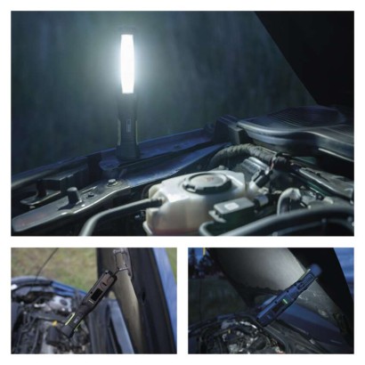 COB LED+LED újratölthető zseblámpa P4544, 800 lm, 2000 mAh