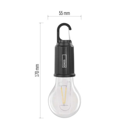 LED izzó USB tápegységgel 9db, box