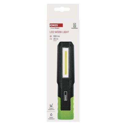COB LED+LED polnilna svetilka P4546, 500 lm, 2000 mAh