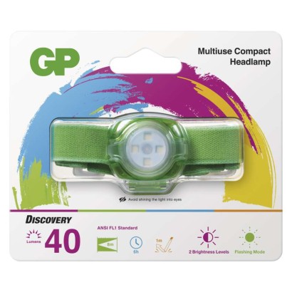 GP LED Fejlámpa CH31 zöld