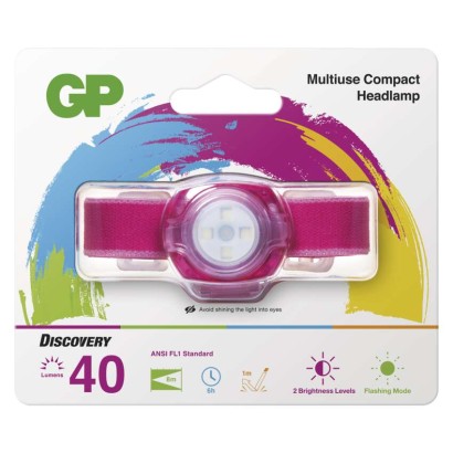GP LED Fejlámpa CH31 rózsaszín
