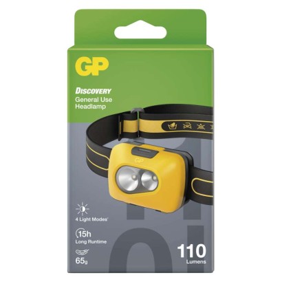GP naglavna LED svetilka CH42, 110 lm