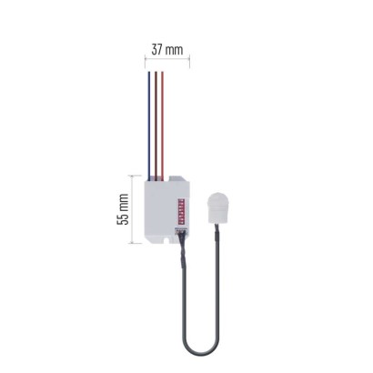 PIR senzor (pohybové čidlo) IP20 800W, bílý