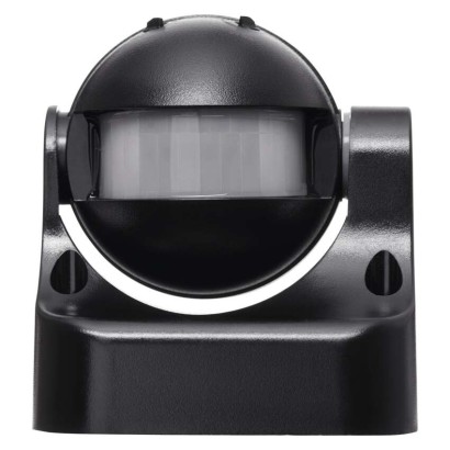 Bewegungsmelder (PIR-Sensor) IP44 1200W Schwarz