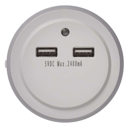 EMOS LED éjjeli fény + 2x USB