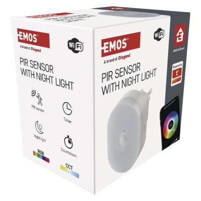 GoSmart PIR-Sensor (Bewegungssensor) mit Nachtlicht, WiFi