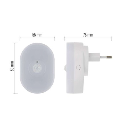 GoSmart PIR-Sensor (Bewegungssensor) mit Nachtlicht, WiFi