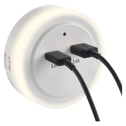 Nočna lučka 3 LED 230V s fotosenzorjem