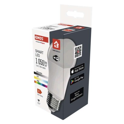 LED Lampe GoSmart A60 / E27 / 11 W (75 W) / 1 050 lm / RGB / dimmbar / WiFi