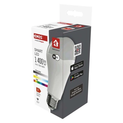 LED Lampe GoSmart A65 / E27 / 14 W (94 W) / 1 400 lm / RGB / dimmbar / WiFi