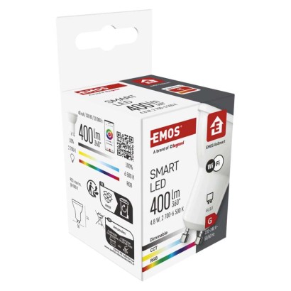 LED žiarovka GoSmart MR16 / GU10 / 4,8 W (35 W) / 400 lm / RGB / stmievateľná / WiFi